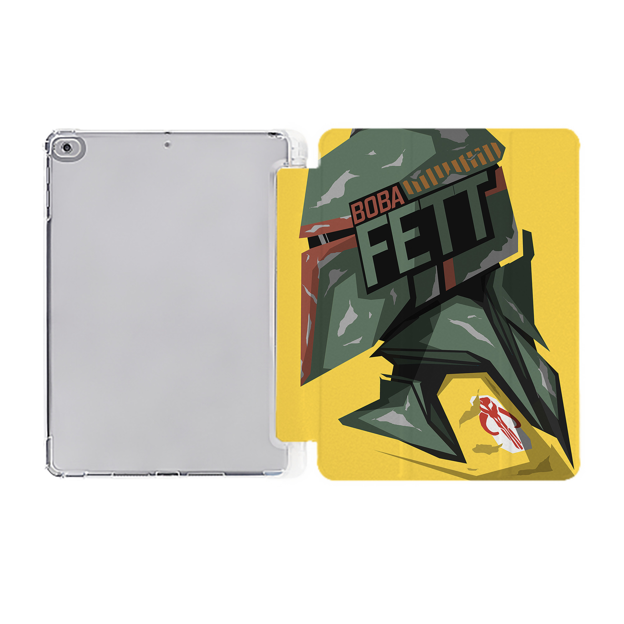 （画像用） スター・ウォーズ Star Wars IPad ケース ペン収納付き 三つ折りスタンド PUレザー×シリコン 対応機種9.5/10.5/10.9インチ